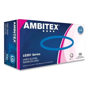 CARDINAL HEALTH AMBITEX LATEX GENERAL PURPOSE GLOVES (10 boxes of 100)