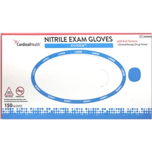 CARDINAL HEALTH ESTEEM STRETCHY SYNTHETIC VINL EXAM GLOVES XSmall NonSterile ( 10bx of 150)