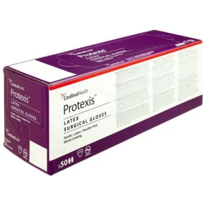 CARDINAL HEALTH PROTEGRITY CP POWDERFREE LATEX CLEAN PROCESS GLOVES sz 55  4bx of 50
