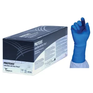 CARDINAL HEALTH PROTEXIS LATEX BLUE WITH NEUTHERA SURGICAL GLOVES sz 55  4bx of 50