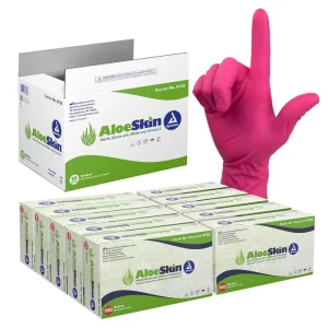 DYNAREX ALOESKIN GLOVES  10bx of 100