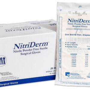INNOVATIVE NITRIDERM STERILE POWDERFREE SURGICAL GLOVES (4 boxes of 50pr)