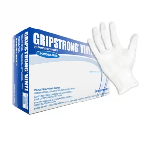 SEMPERMED GRIPSTRONG VINYL GLOVES (10 boxes of 100)