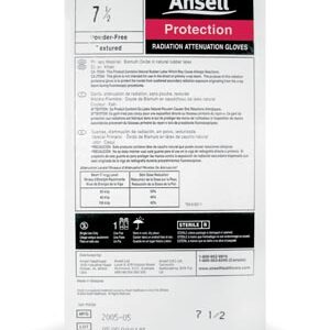 ANSELL RADIATION ATTENUATION GLOVES (Size 6 1 prpk 5 pkcs)