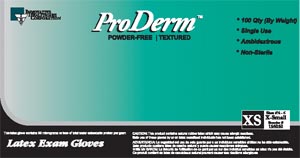 INNOVATIVE PRODERM POWDERFREE EXAM GLOVES (10 BOXES OF 100)