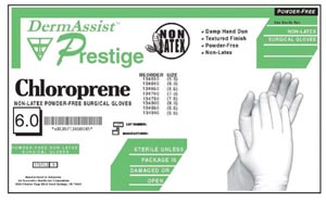 INNOVATIVE PRESTIGE CHLOROPRENE POWDERFREE SURGICAL GLOVES (4 BOXES OF 25PR)