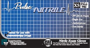 INNOVATIVE PULSE NITRILE EXAM GLOVES (10 boxes of 200)