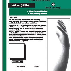INNOVATIVE DERMASSIST ELBOW LENGTH POWDERFREE LATEX SURGICAL GLOVES (4 boxes of 25pr)