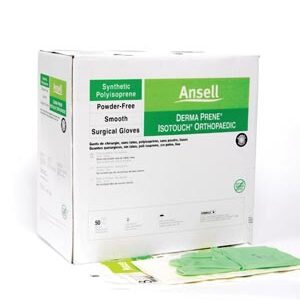 ANSELL GAMMEX NONLATEX PI ORTHO GLOVES size 18 (4 bx of 100)