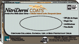 INNOVATIVE NITRIDERM COATS POWDERFREE NITRILE EXAM GLOVES (10 boxes of 200)