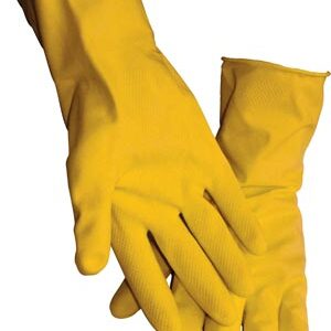 HOSPECO GENERAL PURPOSE LATEX FLOCKED GLOVES (10 dz pairs)