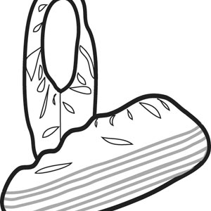 HALYARD HEAVY-DUTY SHOE COVER